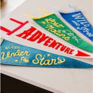 Target Felt Wall Pennant Bullseyes Playground Set of 4